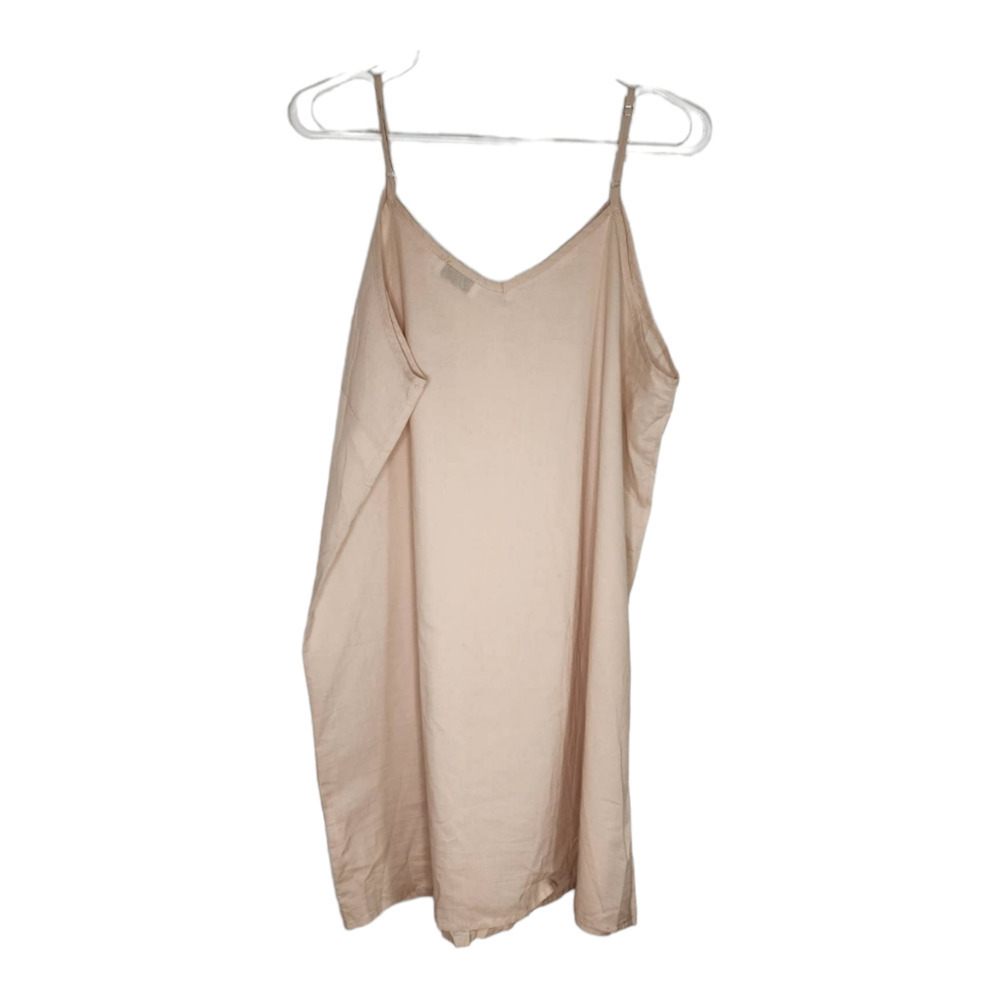 Zoe Kratzmann Size 3 Large Crisp Cotton Slip Beige — image 2 of 7